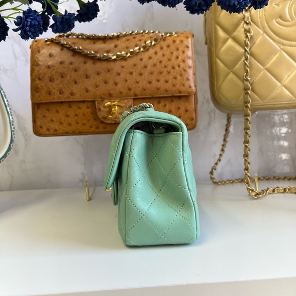 Sold RARE Chanel Pastel mini rectangle bag - Picture 10 of 17